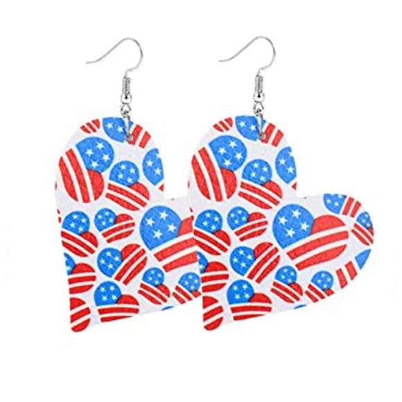 Jewelry - 🌻3 for$12 🖤Faux Leather Dangle Earrings